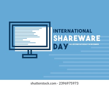 International Shareware Day. The second saturday in December. Eps 10.
