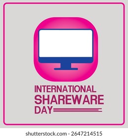 International Shareware Day vector logo