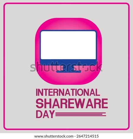 International Shareware Day vector logo