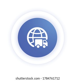 International Shipping - App Icon Button