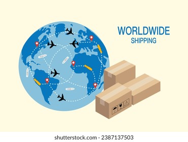 International shipping is a means of transport used for conveying goods (mostly) using sea routes rather than roads (road transport) or air channels (air transport). As, in most cases, its goal is to 