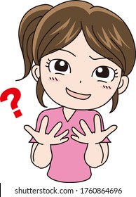 International sign language - What? (Woman)