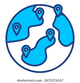 Colección de iconos de Vector simple internacional