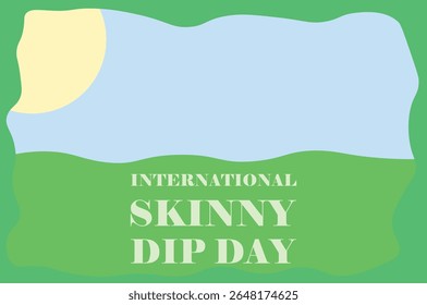 PÔSTER INTERNACIONAL SKINNY DIA MERGULHO, CAPA, FUNDO NOVO DESIGN