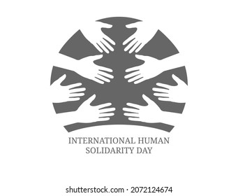 International Solidarity Day with open palms