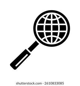 International Sourcing Icon line vector illustration