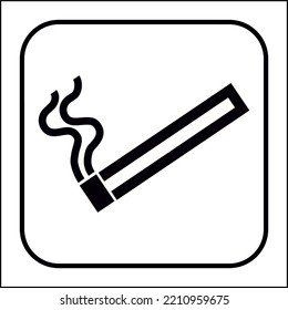 International Standard Public information signs Smoking area or smoking allowed