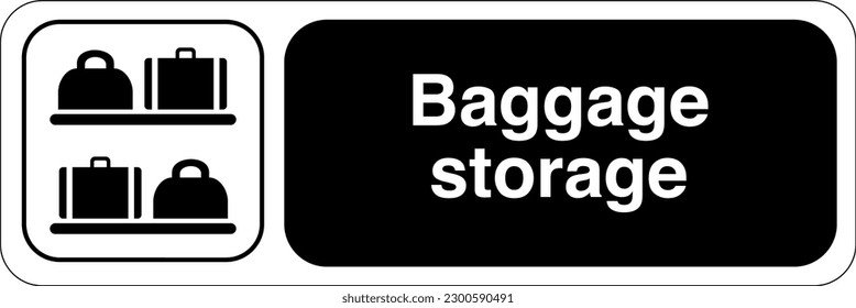 International Standard Public information signs Baggage storage or left baggage