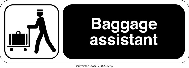 International Standard Public information signs Baggage assistant