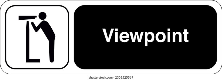 International Standard Public information signs Viewpoint or panorama