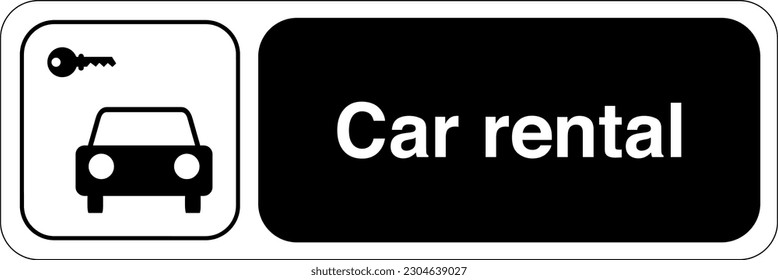 International Standard Public information signs To indicate the location of car rental hire facilities