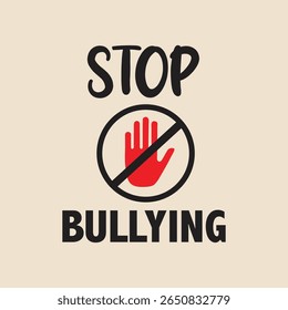International Stop Bullying Day November 17th Vector