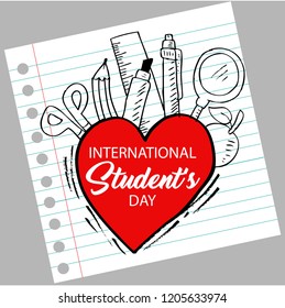 International Students' Day concept
