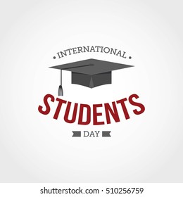 International Students Day Vector Illustration.