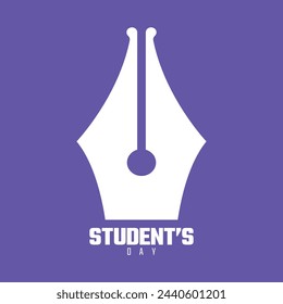 International Students Day. World Students Day creative Vector design Illustration Student Education Day Icon study