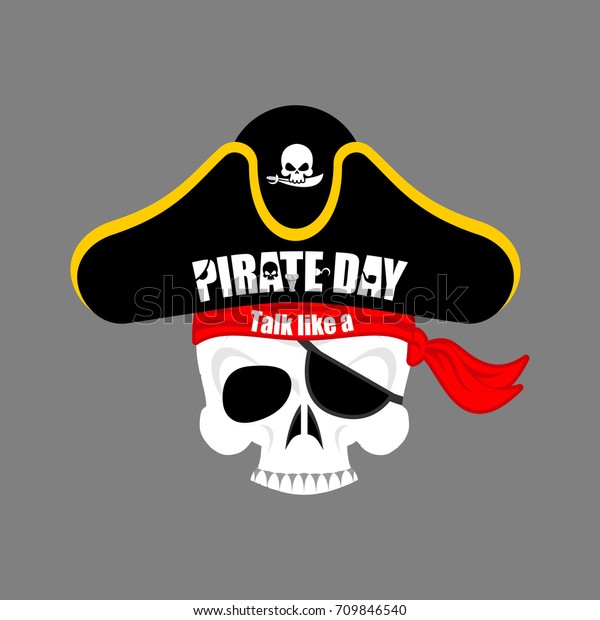 International Talk Like Pirate Day Skull Stock Vector Royalty Free 709846540 Shutterstock 8480