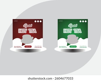 International Tea day. International tea day creative poster, banner, social media post, background, template, postcard design etc.