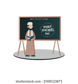 Internationaler Lehrertag, Lehrertag, Bildung, Weltlehrertag, Happy Teacher's Day, 5. Oktober, Islamischer, Islamischer Professor, Islam
