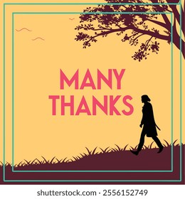 International Thank You Day Vector Text with Many Thanks