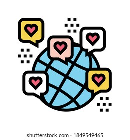 international thanks day color icon vector. international thanks day sign. isolated symbol illustration