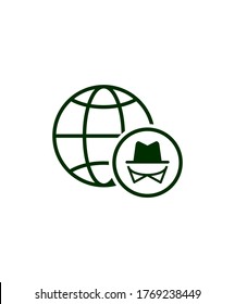icono del ladrón internacional,icono del vector mejor plano.