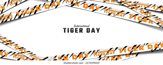 International tiger day awareness for conservation