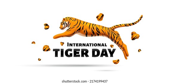 International tiger day awareness for conservation
