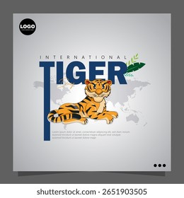 O Dia Internacional do Tigre, comemorado em 29 de julho, conscientiza sobre a conservação do tigre.