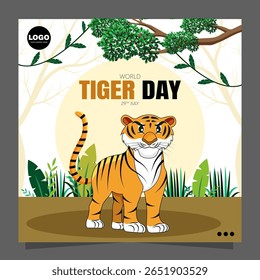 O Dia Internacional do Tigre, comemorado em 29 de julho, conscientiza sobre a conservação do tigre.
