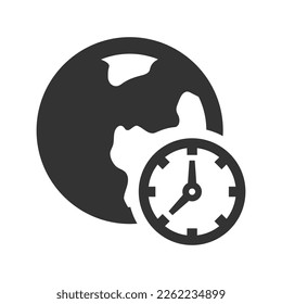 International time icon, Vector Graphics