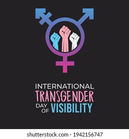 International Transgender Day Of Visibility Abstract Background