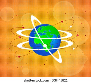International Vector Globe Background