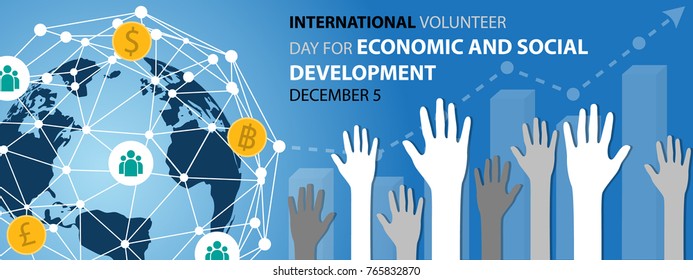 International Volunteer Day For Economic And Social Development Background