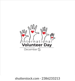 International Volunteer day is observed every year on December 5, 