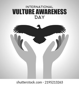 International Vulture Awareness Day vector illustration. Suitable for Poster, Banners, campaign and greeting card.