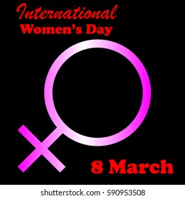 International Women Day Celebration Card