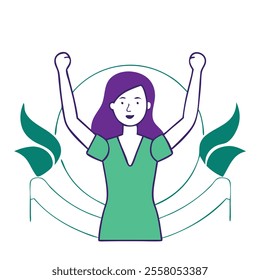 International Women day Empowerment Vector element .