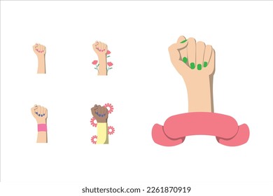 International Women Day Hand Fist