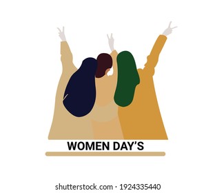 International Women Day's
Poster,Social Media 
