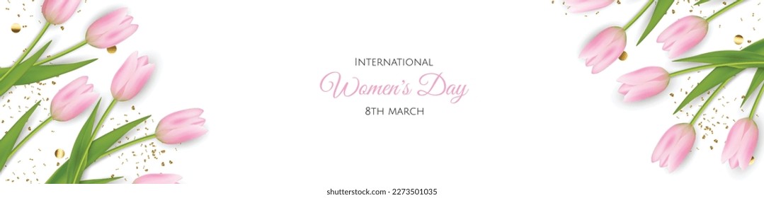 International Women s Day background. Greeting card. Vector illustration.