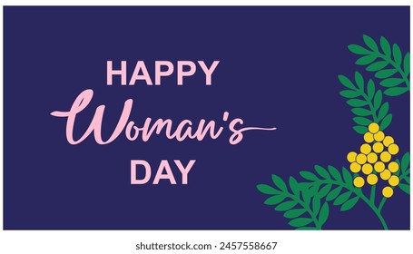 International Women s Day woman history concept background, banner, placard, card, and poster design template with text inscription and standard color. vector	