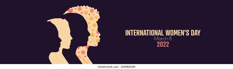International Womens Day 2022 banner. - Shutterstock ID 2109803189