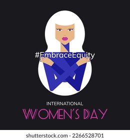 International Women's Day 2023 banner. #EmbraceEquity