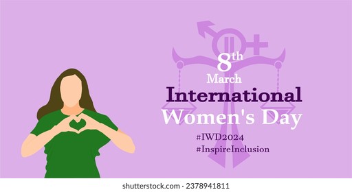 International Women's Day 2024 campaign theme #InspireInclusion For International Women's Day 2024 and beyond, let's Inspire Inclusion. international women's day 08 march 2024 for gender equality