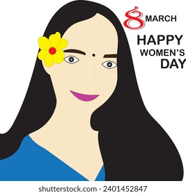 International women's day 2024 illustration





