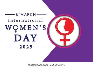 International womens day 2025 or IWD 2025 celebration and poster design for march 8. 