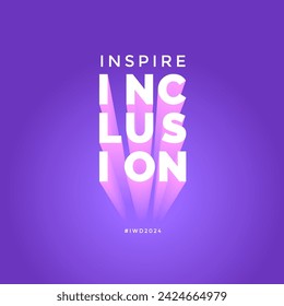 International Women's Day 8 March with inspire inclusion theme