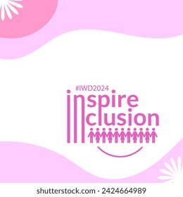 International Women's Day 8 March with inspire inclusion theme