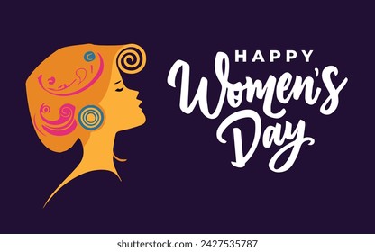 International women's day 8 march with vector image