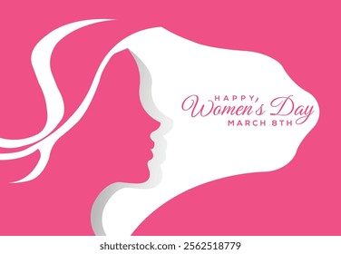 International Women's Day 8th March Vector. Celebrating Women, Changing the World. Together for Equality Women’s Day. banner, Poster.